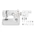 Máquina de coser recta Telefunken portable color blanco