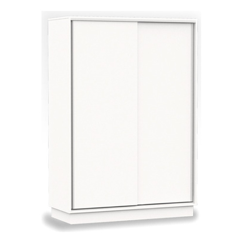 Placard Dielfe PE 135 color blanco de melamina con 2 puertas  corredizas