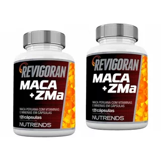 2x Maca Premium Com Zma E Vitaminas Impulso Sexual 120 Cáps