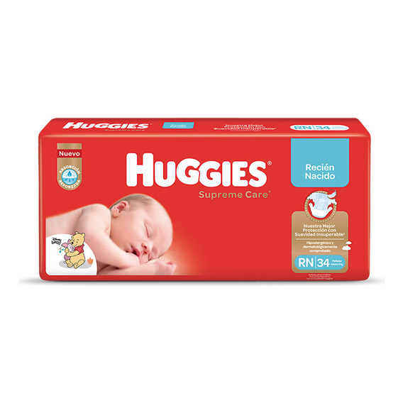 Huggies Supreme Care 34 unidades (RN)