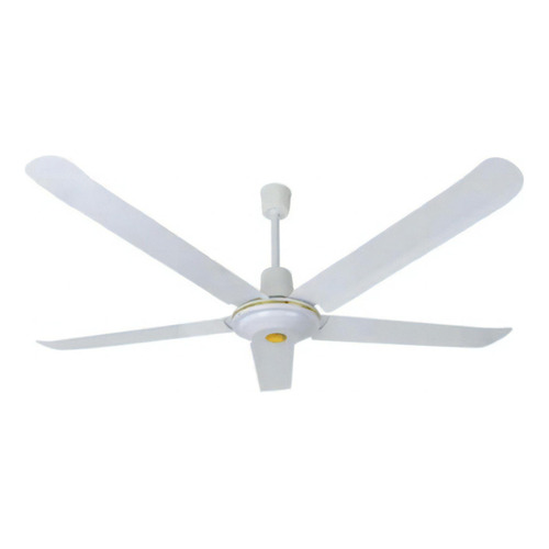 Ventilador Techo Indust. 144cm 5 Aspas 5 Velocidades Blanco Diámetro 144 cm Material de las aspas Metal 110V