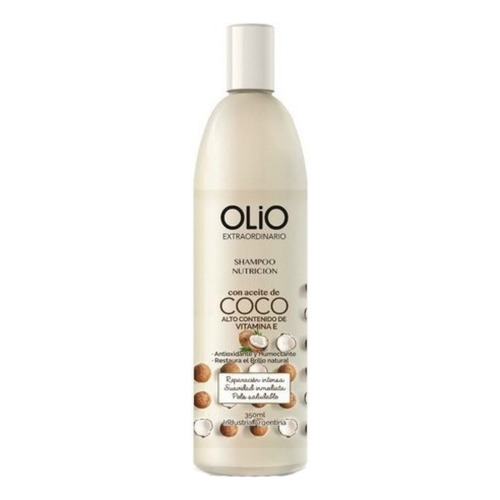 Shampoo Olio Extraordinario Nutrición Aceite De Coco X 350ml