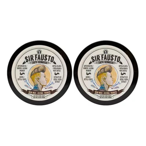 Sir Fausto Old Wax Pomada Pelo Fijación Extra Fuerte X 200ml