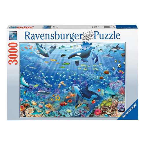 Rompecabezas Mundo Submarino 3000pz Ravensburger Bajo El Mar