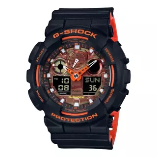 Reloj Casio G-shock Naranja Metalico
