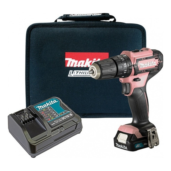 Taladro Percutor Makita 12v Pink Limited Edition Hp333dsap1