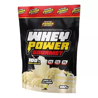 Whey Protein Power Gourmet Vanilla Ice Cream - 907g Refil