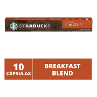 10 Cápsulas Para Nespresso - Breakfast Blend - Starbucks.