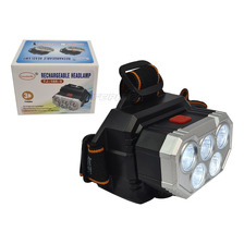 Lanterna de Cabeça 1 Led C/ Sinalizador High Power Head Lamp - Cmik