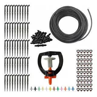 Kit Irrigação Micro Aspersão Completo Amanco 76 Lph - 50und