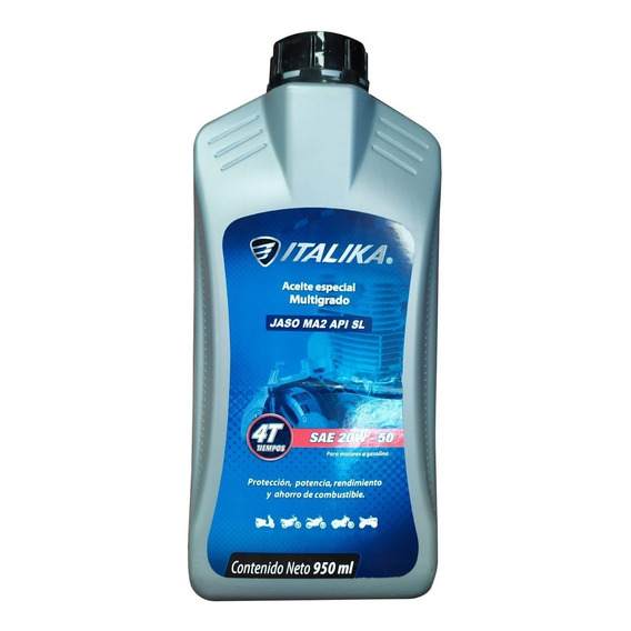 Aceite Multigrado Italika 4 Tiempos Sae 20w50 950ml