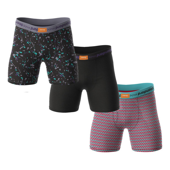 Boxer Hombre Algodon Calzoncillos Standard Pack De 3