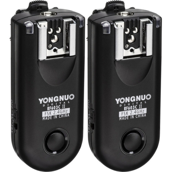 Radio Disparador Flash - Yongnuo Rf603 Ii - 2 Unidades