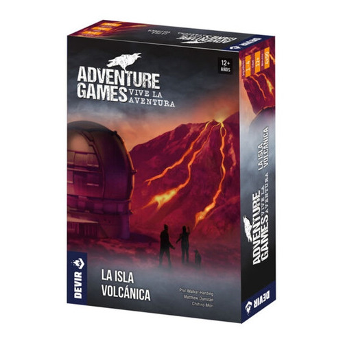 Adventure Games La Isla Volcanica Juego De Mesa De Devir M4e