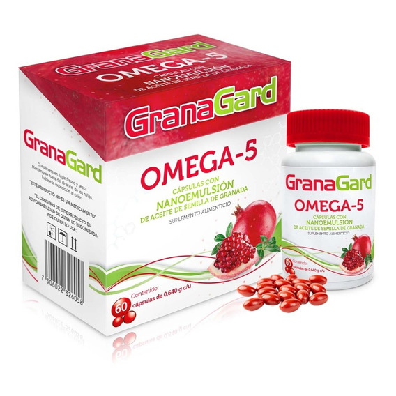 Granagard Omega 5 Nanotecnología Aceite Semilla Granada 60ct