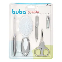 Kit De Higiene Cuidados Do Bebê 5 Peças (0m+) Cinza - Buba no Mercado Livre com oferta e cupom de desconto