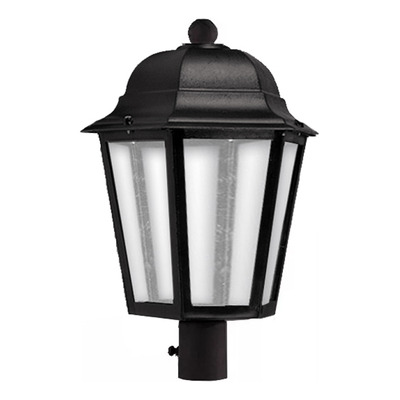 Farol Exterior Para Poste 6 Caras Apto Lampara Led 