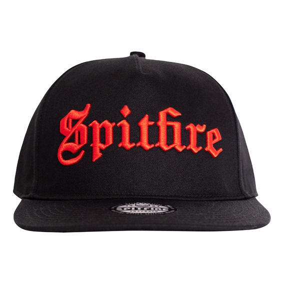 Gorro Snapback Spitfire Gothic Logo 1987 Negro