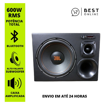 Caixa De Som Trio Amplificada 12 Pol Exclusive Bt 600 Jbl