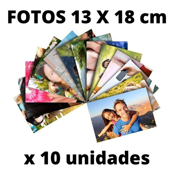 Impresión Revelado X10 Fotos 13 X 18 Cm Envíos En El Dia !