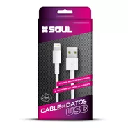 Cable Soul Para iPhone 8 X 11 12 Plus Carga Rapida 1 Metro
