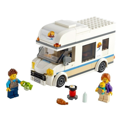 Lego City Holiday Camper Van 60283 Casa Rodante 
