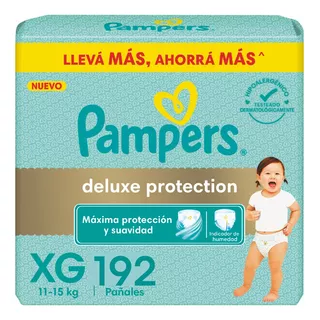 Pañales Pampers Premium Deluxe Talle Xg Combo X 192 Un 