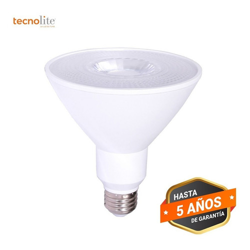 Foco Led Par38, Luz De Dia, Terminado Blanco, Base E27, 15 W Color de la luz Blanco frío