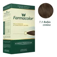 Farmacolor Kit Rubio Ceniza N° 7.1 X 1 Estuche. De Fábrica.