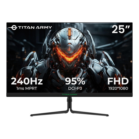 Monitor gamer Titan Army Monitor Gamer P25A2H LCD 25" negro 110V/220V