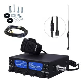 Kit Rádio Aquario Rp90 Black V2 Versão Cabo Da Antena Brinde