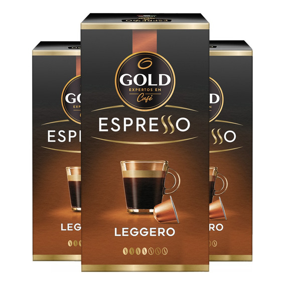 30 Capsulas Cafe De Grano Espresso Gold - Elige Tu Variedad