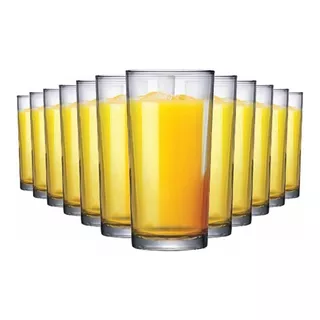 Jogo Copos Água Suco Multiuso Vidro 255ml 12 Pcs