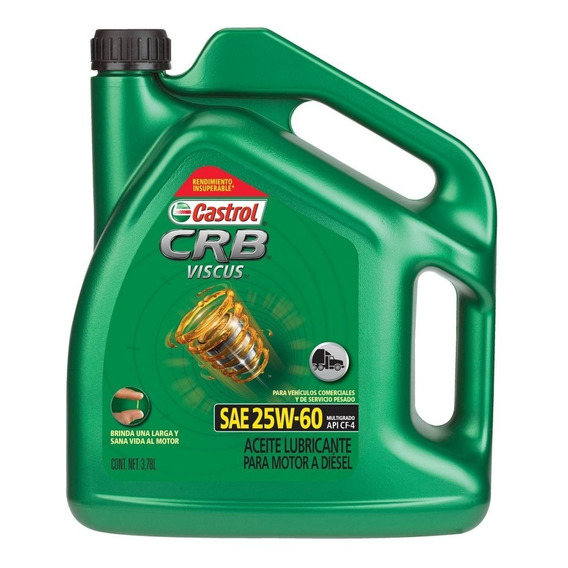 Aceite Mineral Viscus Castrol 25w60 Diesel 1galón Castrol