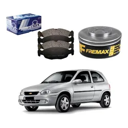  Kit Disco Pastilha Dianteiro Corsa 1.0 1994 A 2009