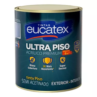 Tinta Piso Acrílica Fosco Eucatex 0,9l(cores) - V0226