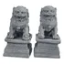 2 Estatuas De Leones Guardianes De Piedra Arenisca