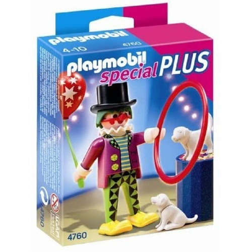 Playmobil 4760 Especial Plus Payaso De Circo Con Perros