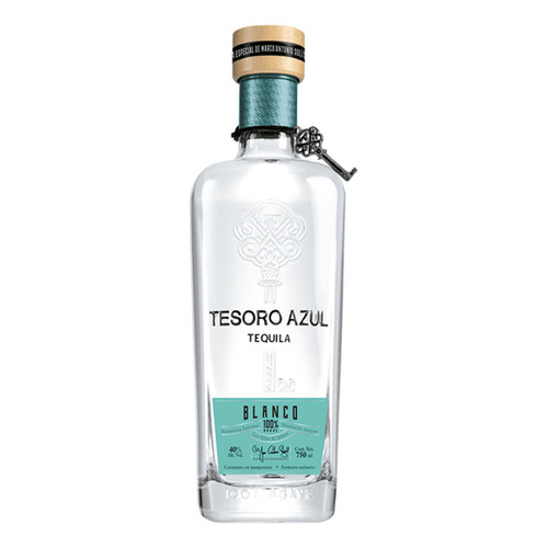 Tequila Tesoro Azul Blanco 750 Ml