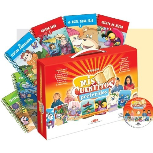 Libros Mis Cuentitos Preferidos ·16 Tomos + Cd Niños +2 Años