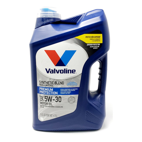 Aceite Motor Valvoline 5w30 Premium Semisintético 4.73 Litro