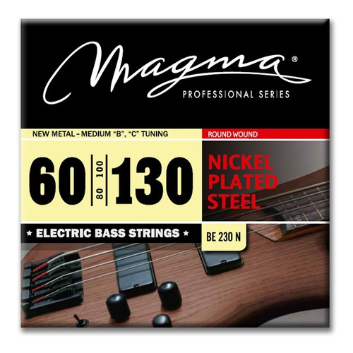 Encordado Magma Bajo Nickel P/steel 60-130 N.metal M Be230n