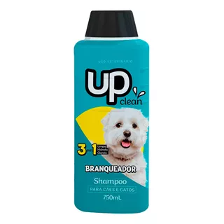 Shampoo Branqueador 3 Em 1 - 750ml Up Clean Cães E Gatos Pet