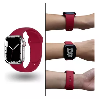 Correa Para Applewatch De Silicón Liso Talla Chica - Mediana