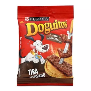 Pack 15 Doguitos Tira De Asado - Snack Para Perros 65 Gramos