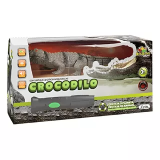 Crocodilo Com Lanterna E Controlado Por Luz Art Brink