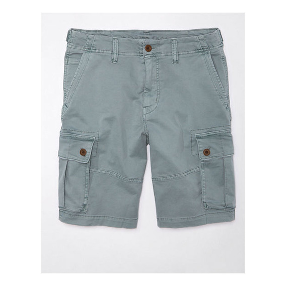 Short Flex Cargo Desgastado De 10 Pul. American Eagle Hombre