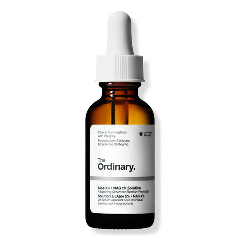 The Ordinary Aloe 2% + Nag 2% Solution Quita Manchas Momento De Aplicación Día/noche Tipo De Piel Todo Tipo De Piel