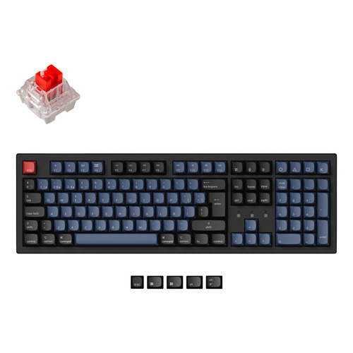 Teclado Mecanico Wireless Keychron K10 Pro Programable Custom Qmk Via Rgb Qwerty Keychron K Pro Red Switch Hotswappable Distribución Iso Español Bluetooth Gamer Coder Pc Mac Tamaño Layout 100%