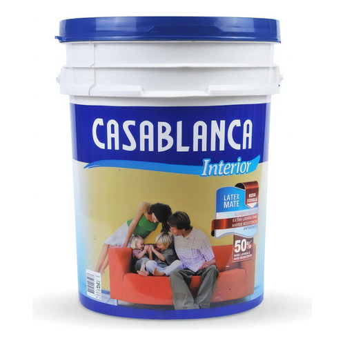 Latex Interior Antihongo Mate Casablanca 20l Color Blanco